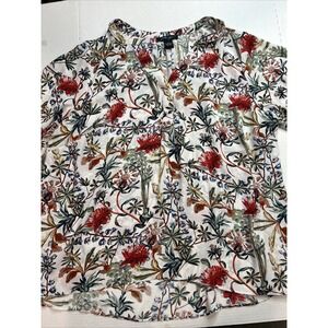 Faith Of Zoe Adult 3xl Blouse‎ Flowy Top Lightweight Super Vibrant Colors (60)